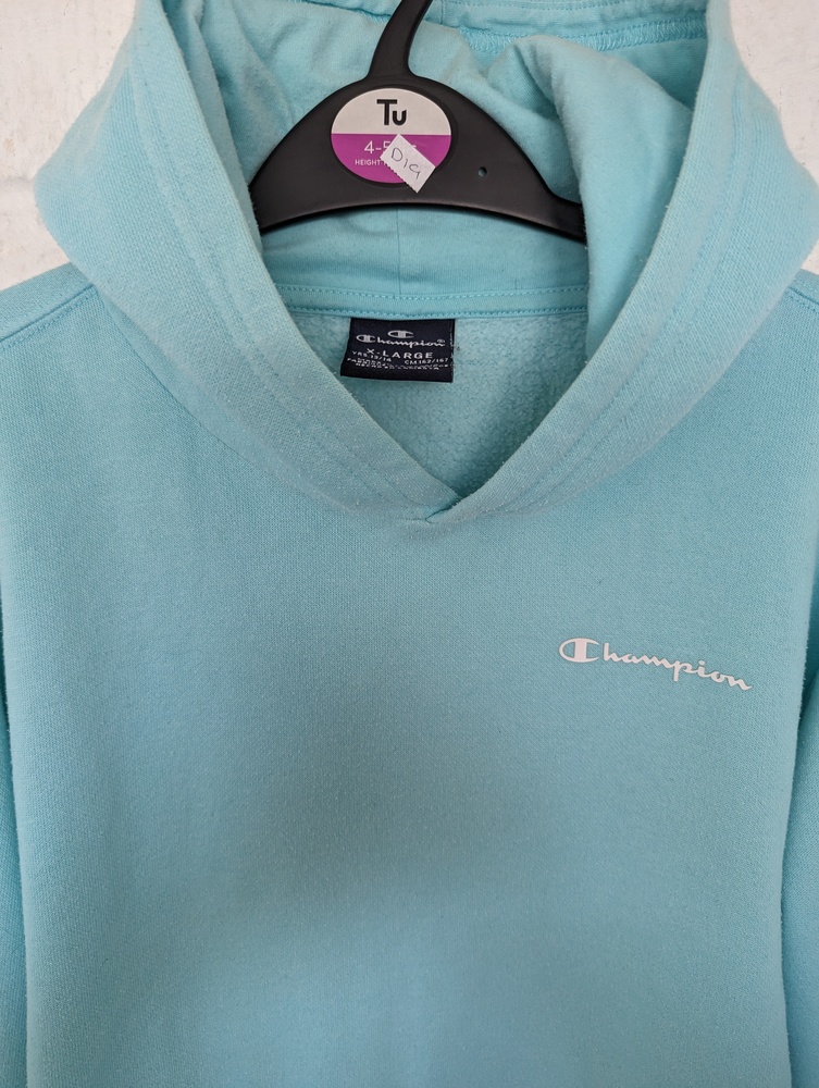 Youth Champion Hoodie - Age 13-14 - Mustard - Cotton - P2P 20.5" - Picture 5 of 5